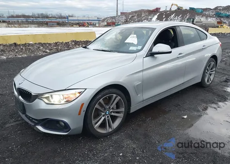 2016 BMW 435I Gran Coupe xDrive z USA, uszkodzony, nr VIN WBA4B3C59GG527988